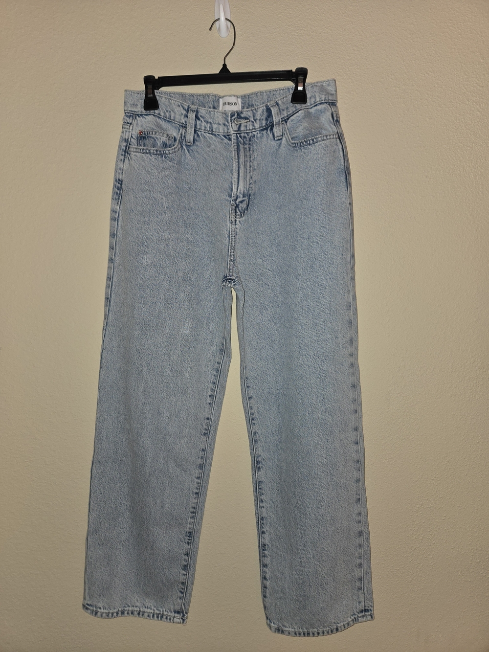 Hudson Jeans Light Blue High Rise Straight Ankle Women's Jeans